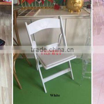 whosale white resin wedding folding chair