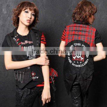 PUNK VISUAL Gothic Lolita Devil HOODIE VEST JACKET 71191