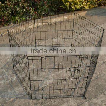 folding cheap metal pink rabbit cage used for rabbit
