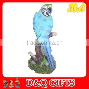 Garden Decoration Animal Figurine With Polyresin Parrot