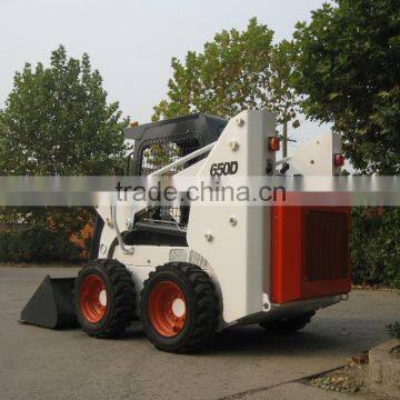 ZOT 650KG Skid Steer Loader With 60HP Desiel Engine, Closed Cab