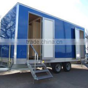 Timber trailer, Portable Toilet, Movable trailer Toilet