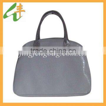 2014 new style white fashion reisure girl's leather handbag