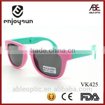 new products popular cute foldable kids children sunglasses eye glasses wholesale with rivet