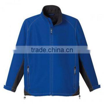 OEM service blue mountain sport waterproof softshell jacket for men