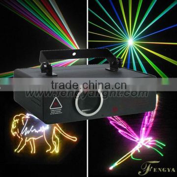 2w RGB full color Animation laser show Stage lighting ILDA