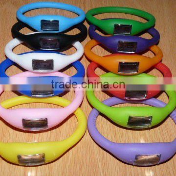 fashion style silicone ion watch for sports