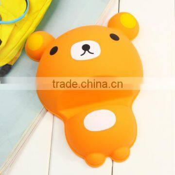 Muti-color small bear shape custom silicon mobile phone holder