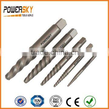 5-Piece M35 Cobalt HSS Spiral Flute Screw Extractor Drill Bit Set