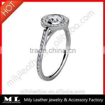 Fashion 925 srailing silver ring jewelry Diamond Ring wedding MLDR 019