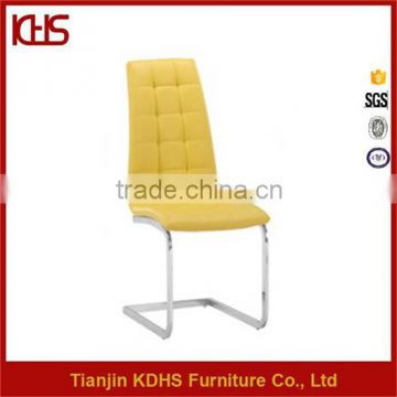 china factory good price leather high quality chromed dining chair