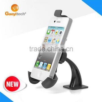 One hand operation washable dashboard car kit silicone mobile phone holder