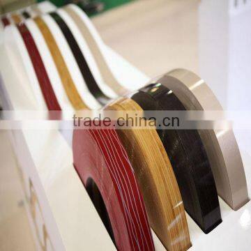 high glossy and wood grain kirchen cabinet pvc edge bands