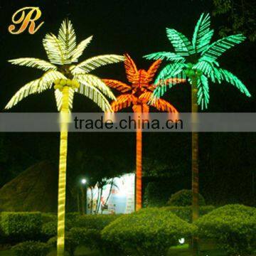 Outdoor led neon coconut palm tree christmas light