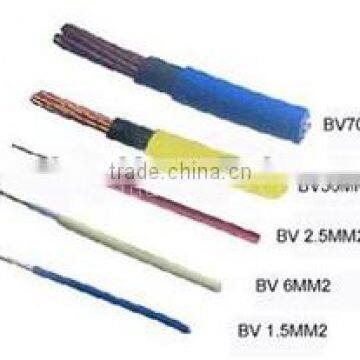 BV 450/750V/Building wire/Copper Conductor PVC Insulated wires for construction