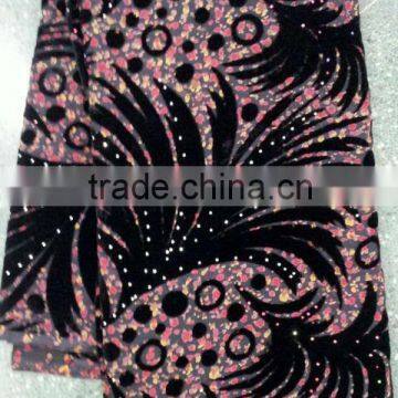 high quality fashion african velvet lace