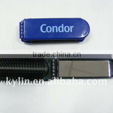 travel comb with cosmetic mirror set