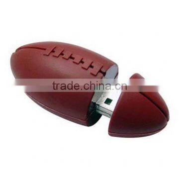 2014 new product wholesale rugby ball usb flash drive free samples made in china