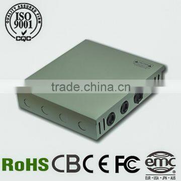 Hot sale!! CCTV-120W-9H 10A 9CH/9Channels Output Mode CCTV Power Supply/ CCTV Power Box