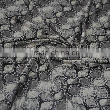 shiny snake skin printed swimwear fabric