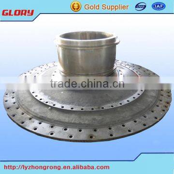 Precision steel casting ball mill parts end cover for ball mill