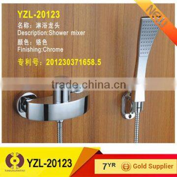 Bathroom fitting shower bath faucet with hand shower head and stainless hose (YZL-20123)