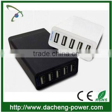 Hotly selling multi port usb charger 5 port multi usb charger for Iphone Samsung