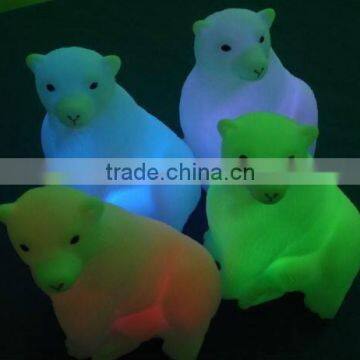 night light north bear animal shape LED lamp