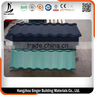 Durable Stone-coated Zincalumed steel tile, Metal Roofing Tiles