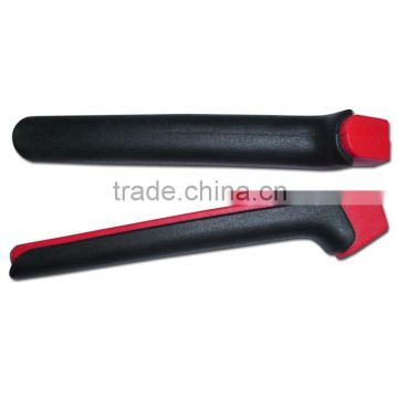 red plastic handle equipment handles plastic molded handle grip