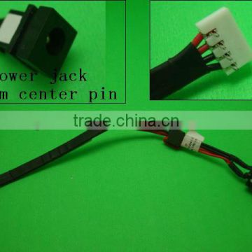 laptop dc power jack with cable for Toshiba