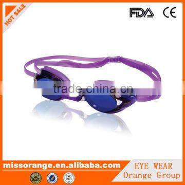 big lens hot sale profession silicone swim goggles