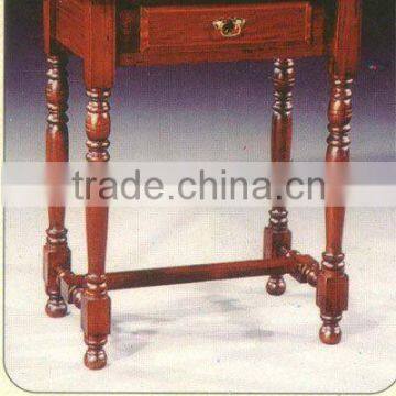 1 Drawer Hall Table Mahogany Indoor Furniture.
