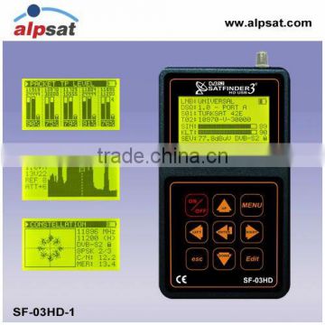 SATFINDER 3 HD / SF-03HD-1 DVB-S2 SIGNAL METER WITH REAL SPECTRUM