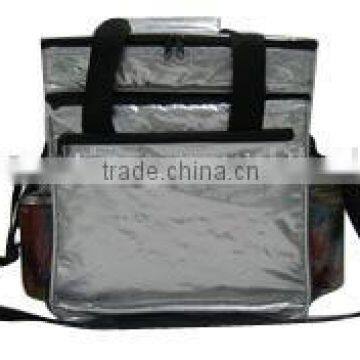 Fashion Gray Shoulder Cooler Bag With Handle