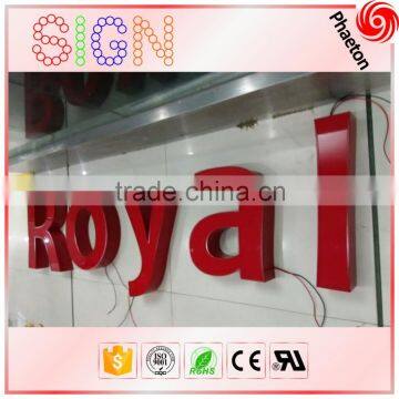 High quality high brightness led frontlit letter sign words