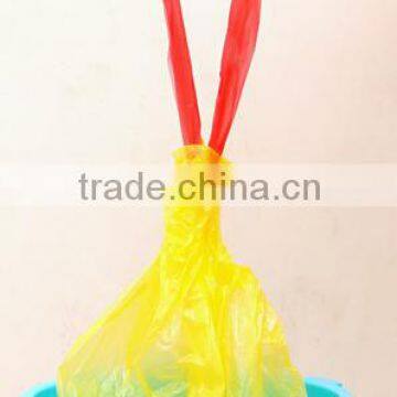 Custom Cheap Colored Drawstring Trash Garbage Bag in china