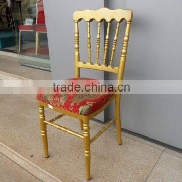 Strong Durable Hot Sell Metal Napoleon Chiavari Chair for Wedding