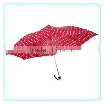 19"*6K 3 Fold Dots Mini Umbrella, Cute Pencil Umbrella, Special Umbrella