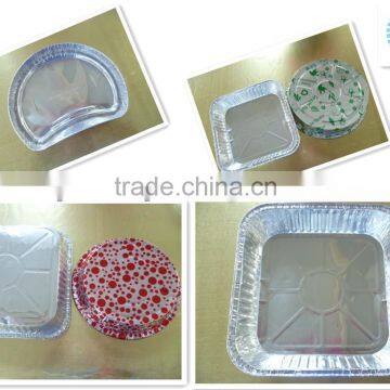 aluminum foil dairy Airline foil containers and lid