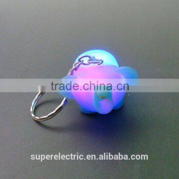 China Manufacturer Cheap Elephant Mini LED Keychain Lighting Gift Toy Fancy LED Keychain For Souvenir