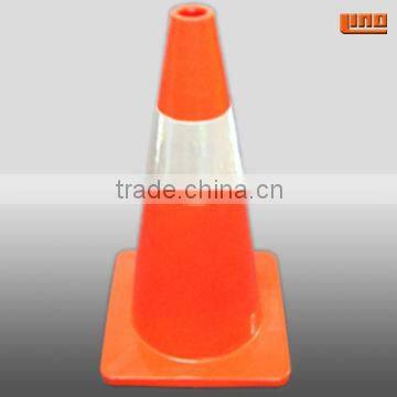 50cm flexible reflective pvc traffic cone