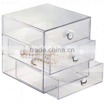 Acrylic glass jewelry display cabinet