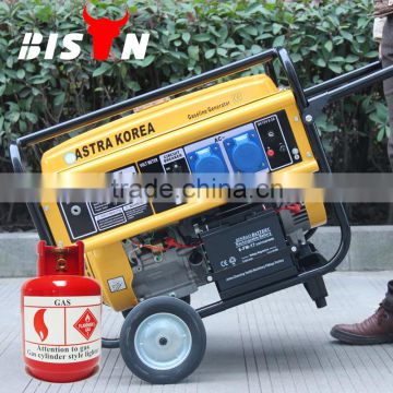 BISON(CHINA) Strong Power Gas Engine Natural Gas Generator 5kw