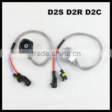 D2S D2R D2C XENON HID BULB/KIT SOCKET WIRE CABLE ADAPTOR CONNECTOR HARNESS 9V-16V 35W AC D2S D2R hid adapter socket