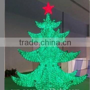 Large Lighted 3d Outdoor Led Christmas Tree