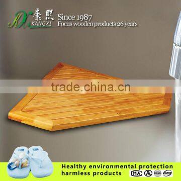 Chinese wooden solid custom bathroom mat set