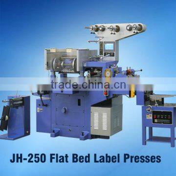 JH-250 Roll to Roll Multicolor Taffeta Label Printing Machine in Shenzhen