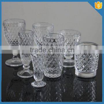 LXHY-T055 lead free plush crystal drinking glass manufacturers china