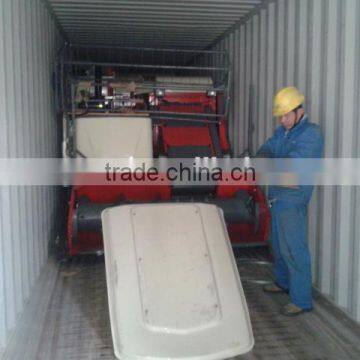 best-selling China rice combine crubber track type for export 4LZ-3.6